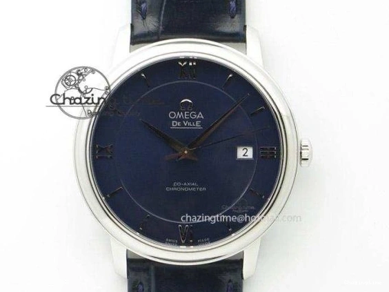 0420 Flexible De Ville MK 1:1 Best Edition SS White Dial On Black Leather Asian Seagull T1701 (Sec@6) 8244
